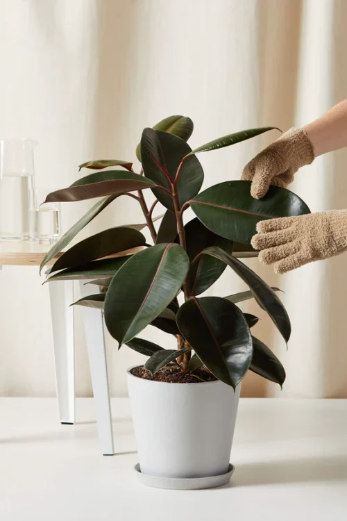 Burgundy Rubber Tree